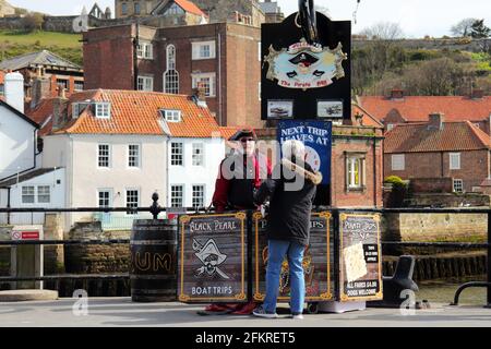 Whitby Town Centre Stock Photo