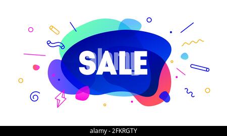 Sale, speech bubble. Banner, poster, speech bubble Stock Vector