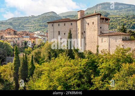 View at the Fortress Forte Malatesta in Ascoli Piceno, Marche, Italy Stock Photo