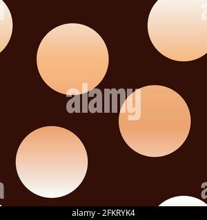 Polka dot seamless pattern Vector illustration Stock Vector