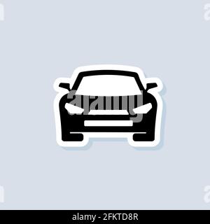 Car sticker, logo, icon. Vector. Automobile logo. Machine icons. Vector on isolated background. EPS 10 Stock Vector