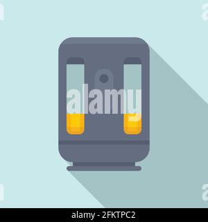 Electronic insect trap icon, flat style Stock Vector