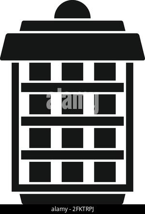 Insect trap icon, simple style Stock Vector