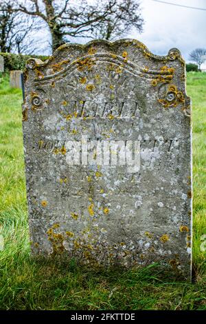 Limpenhoe, St Botolph, church graveyard Stock Photo