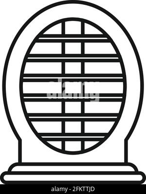 Bug zapper icon, outline style Stock Vector