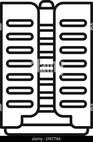 Mosquito trap icon, outline style Stock Vector