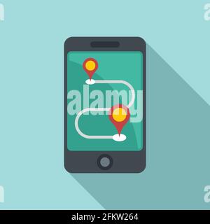 Running app vector. Map ui icon dashboard design. Gps dashboard mobile ...