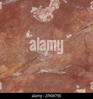 reddish brown color polished finish natural marble design Stock Photo