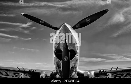 Curtiss P-40 warhawk Stock Photo