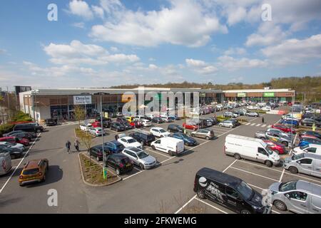 Fountains Retail Park, Tunbridge Wells Stock Photo