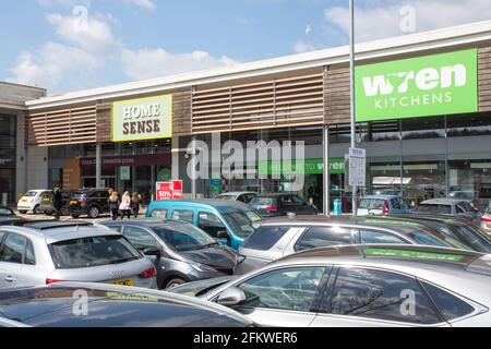 Fountains Retail Park, Tunbridge Wells Stock Photo