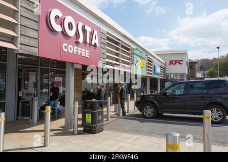 Fountains Retail Park, Tunbridge Wells Stock Photo