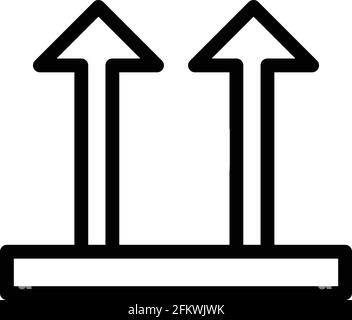 Fragile Icon Stock Vector