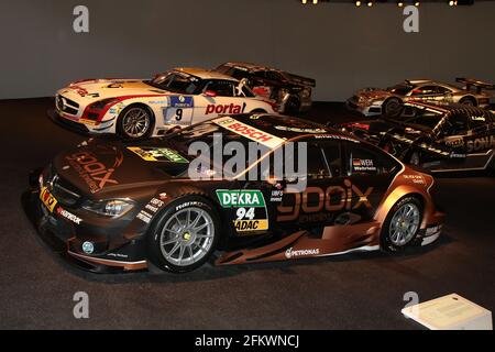 STUTTGART, GERMANY - JUNE 10, 2018: Mercedes-Benz car museum permanent exhibition. Stock Photo