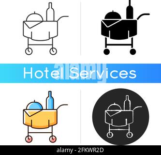 Room service icon Stock Vector