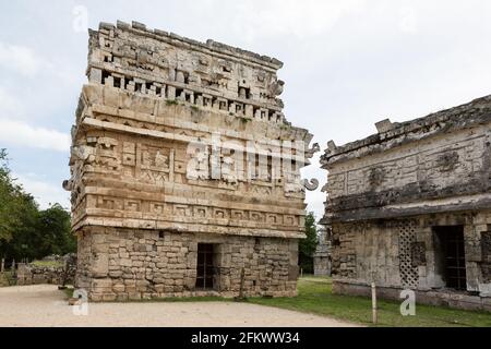 La Iglesia in Las Monjas complex of buildings, Chichen-Itza, Yucatan, Mexico Stock Photo