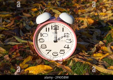 Time Change, Wintertime Stock Photo