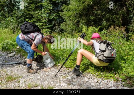 Berry Pickers At The Wayside Stock Photo