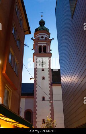 View To Servitenkirche To Saint Josef In Innsbruck, Tyrol, Austria Stock Photo