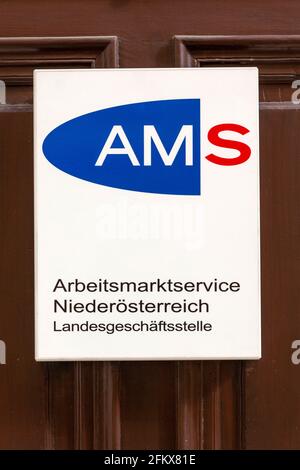 AMS, Regional Office For Lower Austria, Austria Stock Photo