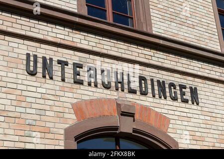 Old Train Station, Unteruhldingen Am Bodensee, Germany Stock Photo