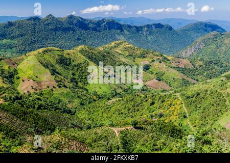 Kalaw View Mountains near Kalaw town, Myanmar Stock Photo - Alamy