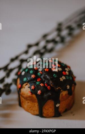 Christian Easter, Easter cakes, Forgiven Sunday. Moldova Stock Photo