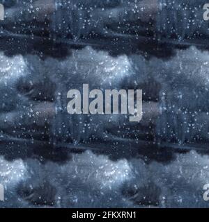 Black grey dark blue seamless pattern and tie-dye texture Stock Photo