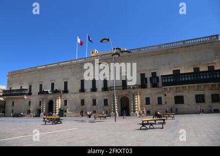 Grand Master's Palace, now the President's Palace, Valletta, Malta