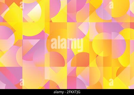 Futuristic cover design for notebook paper, copybook brochures, book, magazine, print. Geometric abstract background with gradient multicolor elements Stock Vector