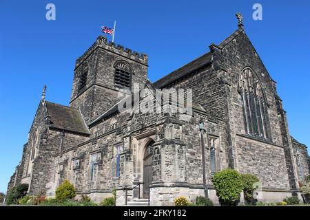 St Nicholas Church, Wallasey, Wirral, UK Stock Photo