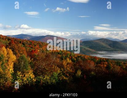 Autumn in the White Mountains of New Hampshire Stock Photo