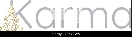 karma, vector graphic design element Stock Vector