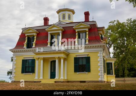 Captain Penniman House Fort Hill Eastham Cape Cod Massachusetts USA Stock Photo