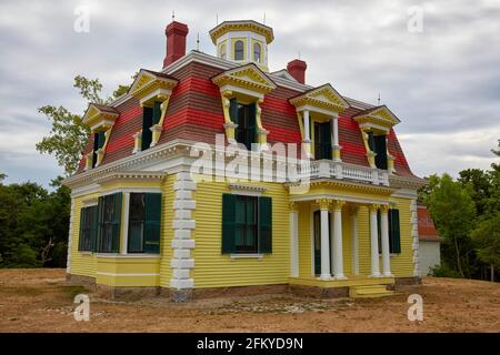 Captain Penniman House Fort Hill Eastham Cape Cod Massachusetts USA Stock Photo