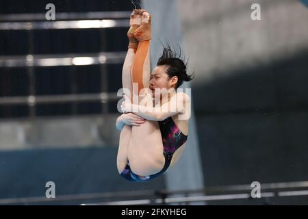 Tokyo Aquatics Centre, Tokyo, Japan. 4th May, 2021. Yani Chang (CHN), MAY 4, 2021 - Diving : 22nd FINA Diving World Cup 2021 Women's 3m Springboard Final at Tokyo Aquatics Centre, Tokyo, Japan. Credit: YUTAKA/AFLO SPORT/Alamy Live News Stock Photo