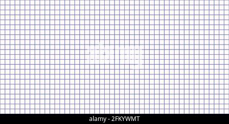Graph paper. Abstract grid color squared background. Geometric plotting paper for school education, wallpaper, textures, notebook. Lined sheet blank Stock Vector