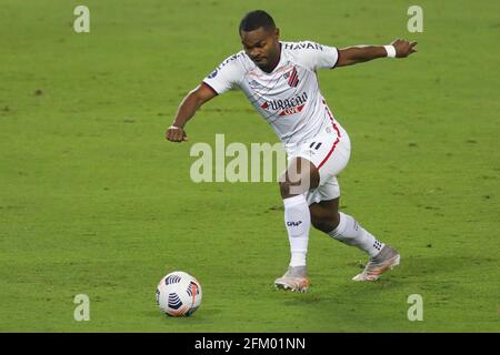 Lima, Peru. 04th May, 2021. Nikão during the Copa Sul-Americana football match between Melgar v Athletico Paranaense at the Estadio Nacional del Peru in Lima, Peru Credit: SPP Sport Press Photo. /Alamy Live News Stock Photo