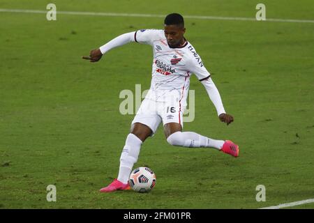 Lima, Peru. 04th May, 2021. Abner during the Copa Sul-Americana football match between Melgar v Athletico Paranaense at the Estadio Nacional del Peru in Lima, Peru Credit: SPP Sport Press Photo. /Alamy Live News Stock Photo