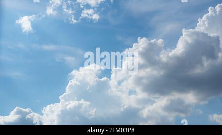 cloud covering the blue sky Stock Photo