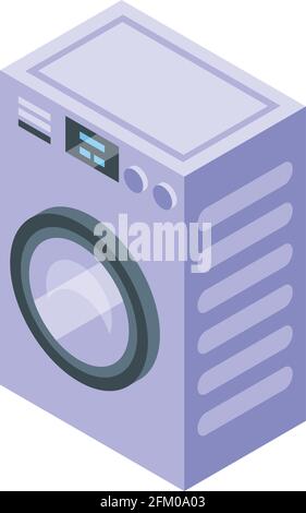 Washing assistant icon. Isometric of Washing assistant vector icon for web design isolated on white background Stock Vector
