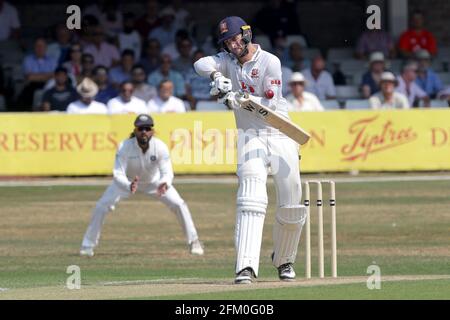 Paul Walter in batting action for Essex during Essex CCC vs India, Tourist Match Cricket at The Cloudfm County Ground on 27th July 2018 Stock Photo