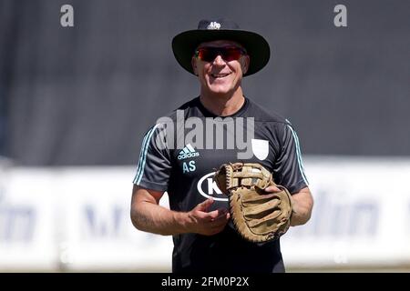 Alec Stewart of Surrey during Essex Eagles vs Surrey, Vitality Blast T20 Cricket at The Cloudfm County Ground on 5th August 2018 Stock Photo