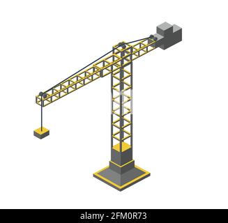 Urban industrial isometric 3d architectural flat plan Stock Vector