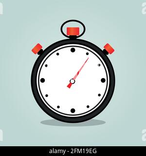 Illustration of stopwatch design icon modern concept Stock Vector