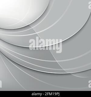 Illustration of abstract grey background design concept Stock Vector
