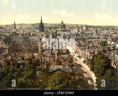 アンティーク　Oxfordの風景　1910 アンティーク Oxfordの風景 1910 Vintage Postcard 1910 Oxford