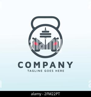 cars fitness logo vector design template Stock Vector