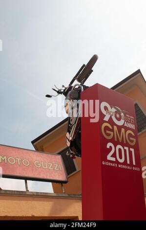 meeting Moto Guzzi, Mandello del Lario, Lake Como, Lombardia, Italy, Europe Stock Photo