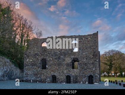 Stepaside Ironworks and Colliery, Stepaside, Pleasant Valley, near Saundersfoot, Pembrokeshire, Wales. Stock Photo